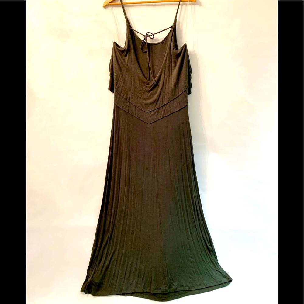 Maxi Khaki Color Dress